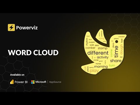 Introducing Word Cloud by Powerviz – A Powerful Power BI Custom Visual