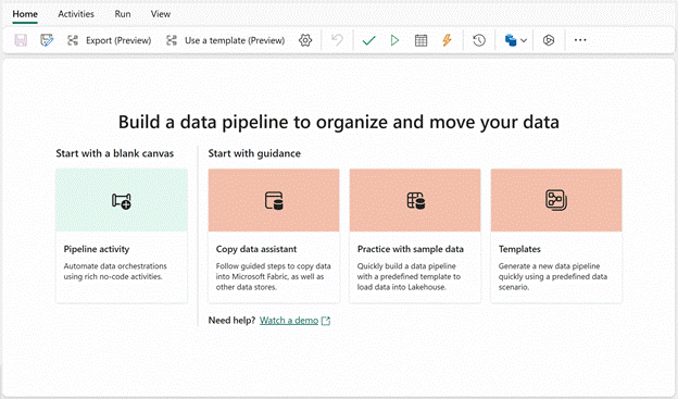 Screenshot of the experience found within Fabric Data Pipelines to invoke Fabric User Data Functions